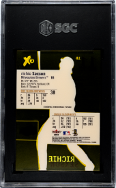 2003 Fleer E-X Richie Sexson Essential Credentials Future graded card back