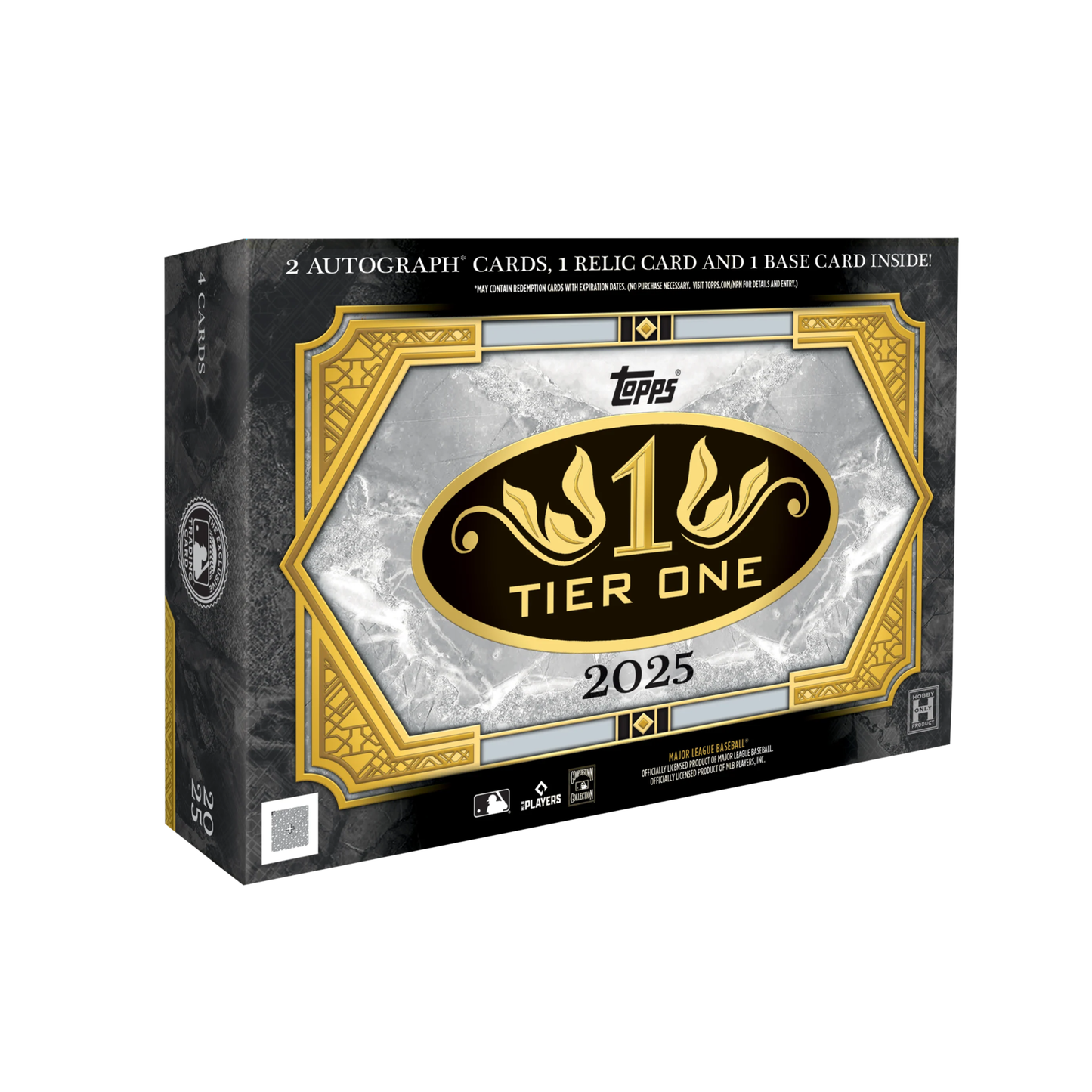 2025 Topps Tier One Baseball Hobby Box sealed high-end trading card box