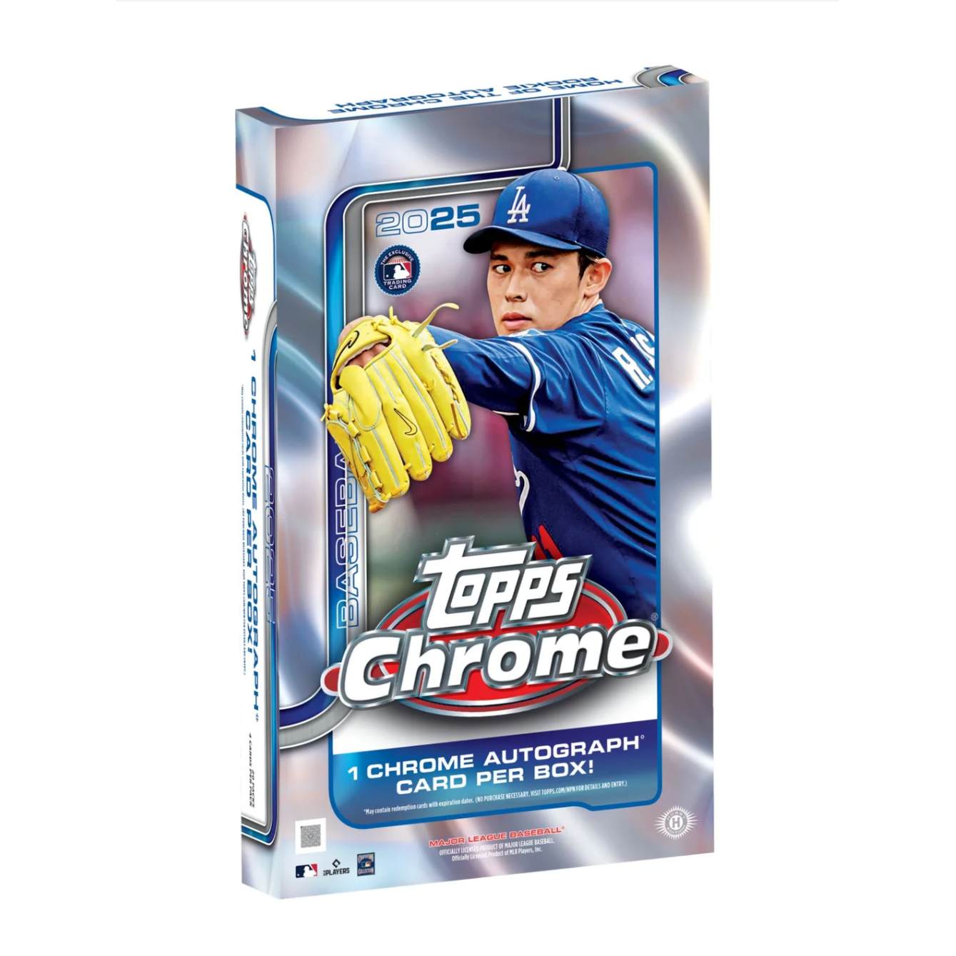 2025 Topps Chrome Baseball Hobby Box sealed MLB trading card box