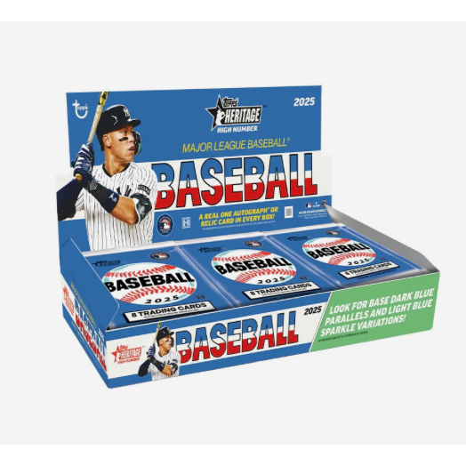2025 Topps Heritage High Number Baseball Hobby Box sealed MLB card box