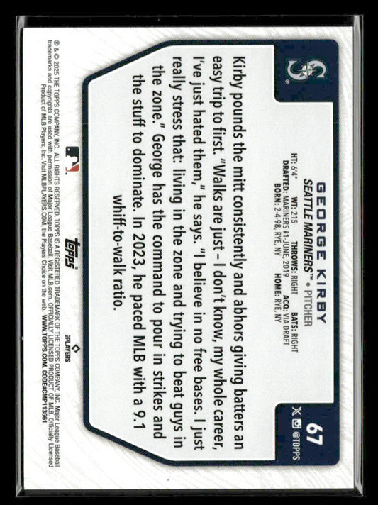 2025 Topps Flagship 2 #67 George Kirby — Costco Exclusive