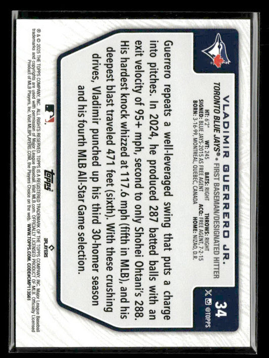 2025 Topps Flagship 2 #89 Vladimir Guerrero Jr. — Costco Exclusive