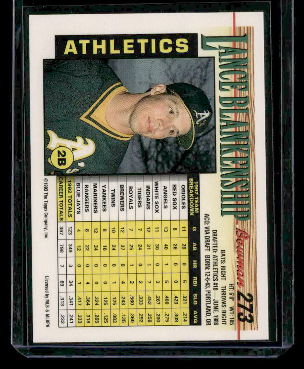 1993 Bowman #273 Lance Blankenship