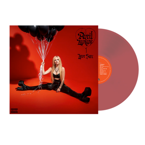 Avril Lavigne Love Sux Indie Exclusive transparent red vinyl LP