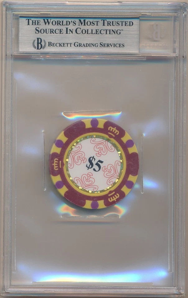 Charlie Sheen Signed Poker Chip – Beckett Authenticated Autograph