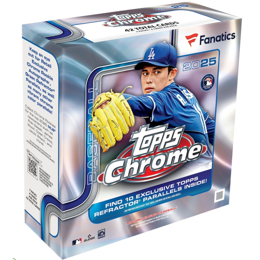 2025 Topps Chrome Baseball Fanatics Exclusive Mega Box