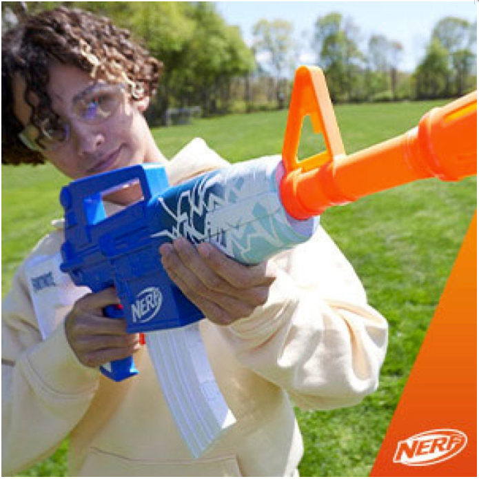 Nerf Fortnite Blue Shock Dart Blaster