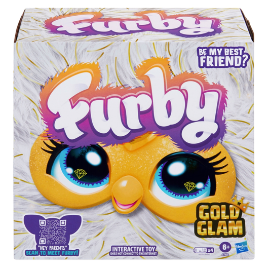 Furby Gold Glam Interactive Toy – Limited Edition