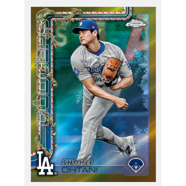 2025 Topps Baseball Holiday Hobby Tin Box