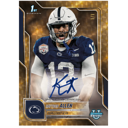 2025 Bowman University Chrome Football Hobby Jumbo Box *Pre-Order*