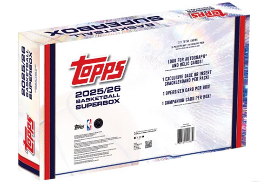 Topps NBA 2025–26 flagship Costco release basketball cards back