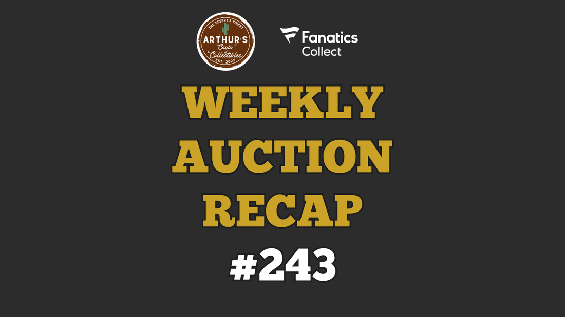 Fanatics Collect Auction #243 Results — Junior Caminero, 2026 Topps Finest & More
