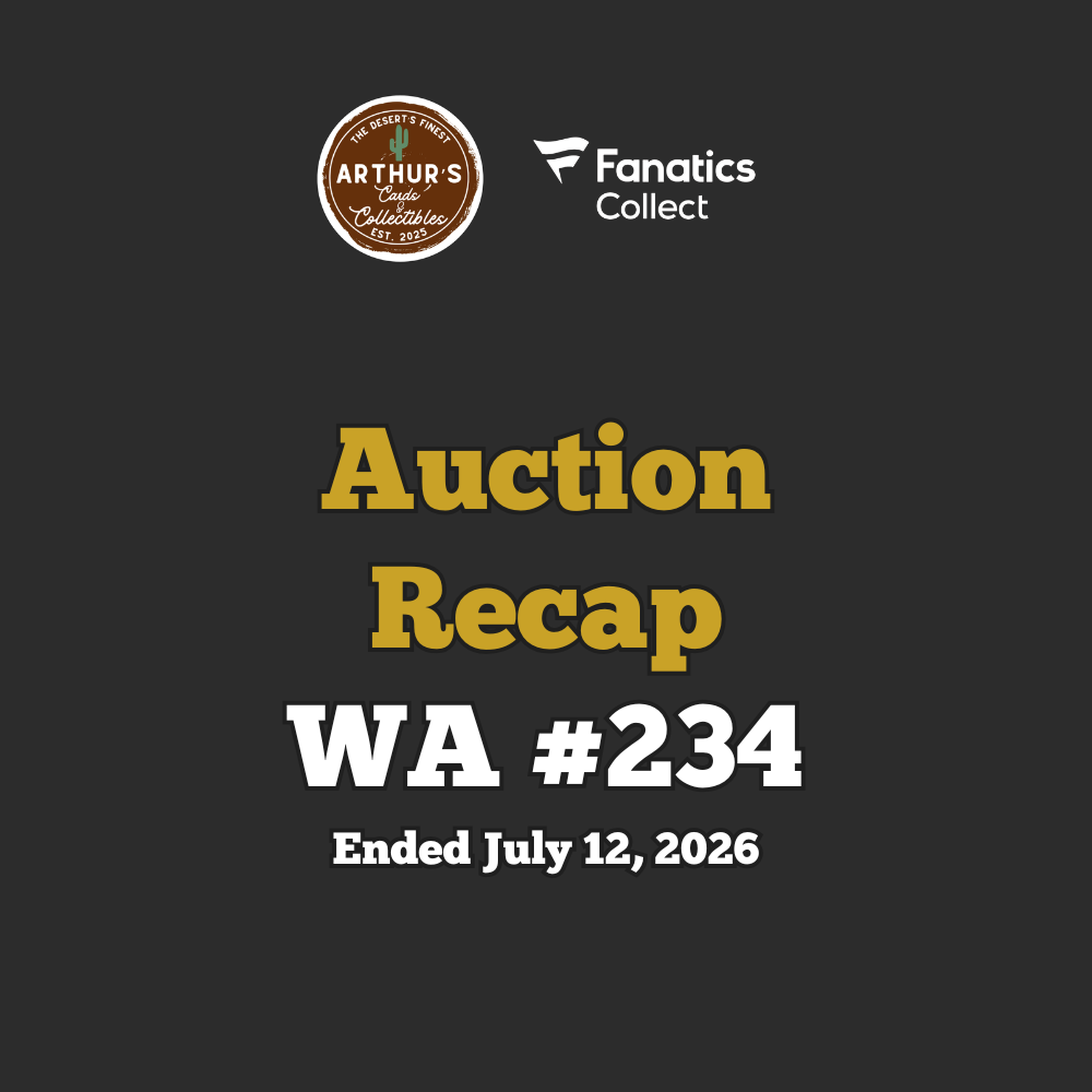 Fanatics Collect Auction Results – Weekly Auction #234 Recap