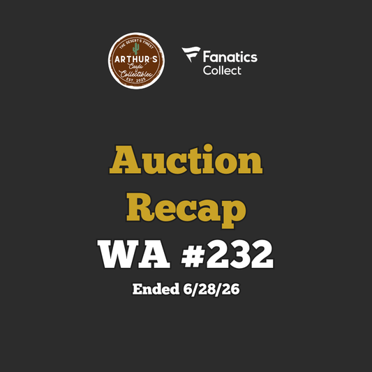 Fanatics Collect Auction Results – Weekly Auction #232 Recap