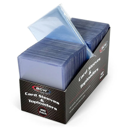 BCW Card Sleeves & Toploaders Combo Pack — 100 Count