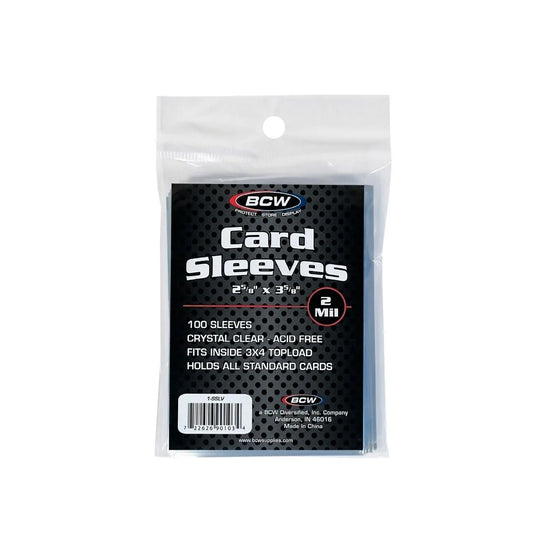 BCW Standard Card Sleeves — 100 Count
