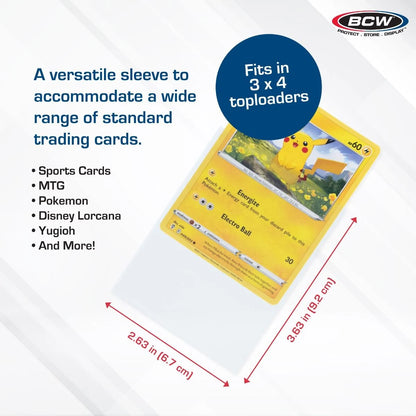 BCW Standard Card Sleeves — 100 Count
