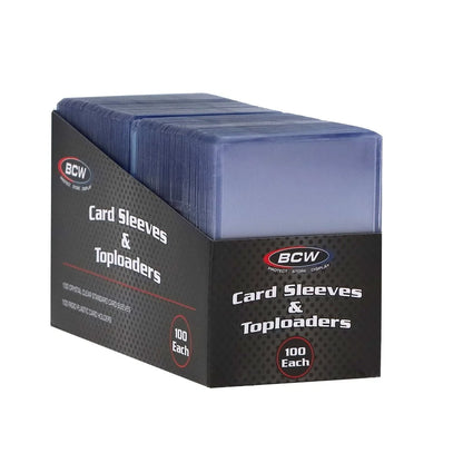 BCW Card Sleeves & Toploaders Combo Pack — 100 Count