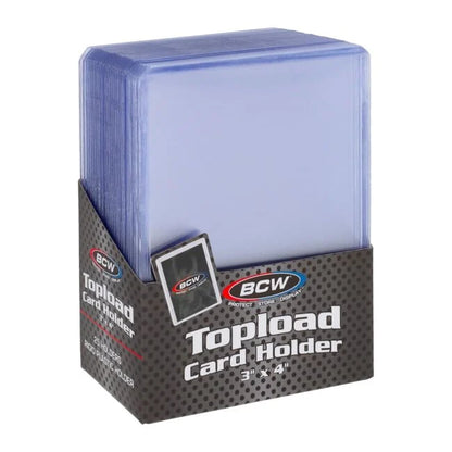 BCW 3x4 Standard Topload Card Holders — 25 Count