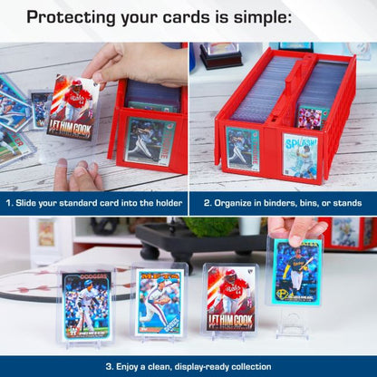 BCW 3x4 Standard Topload Card Holders — 25 Count