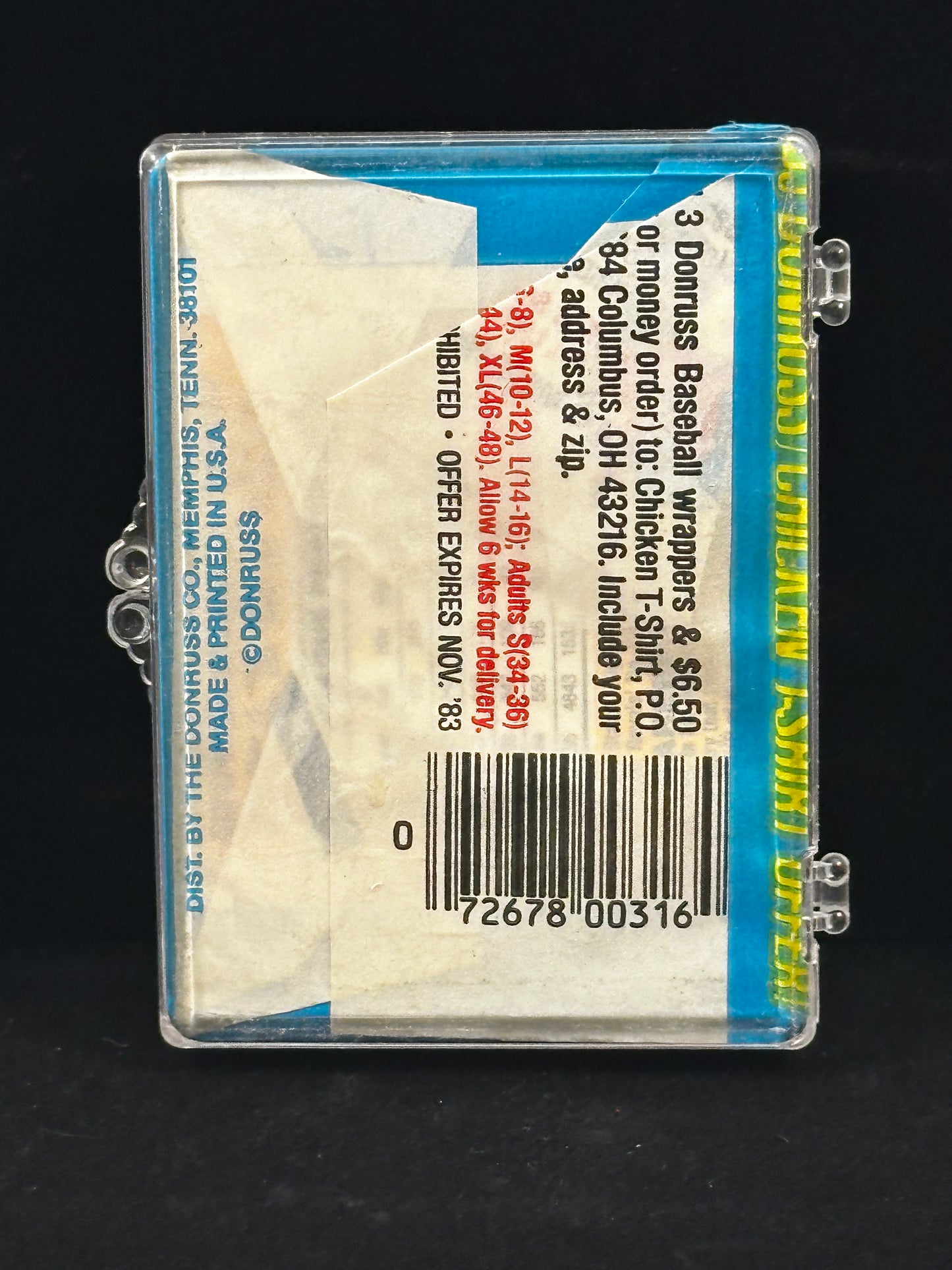 1983 Donruss Baseball Wax Pack