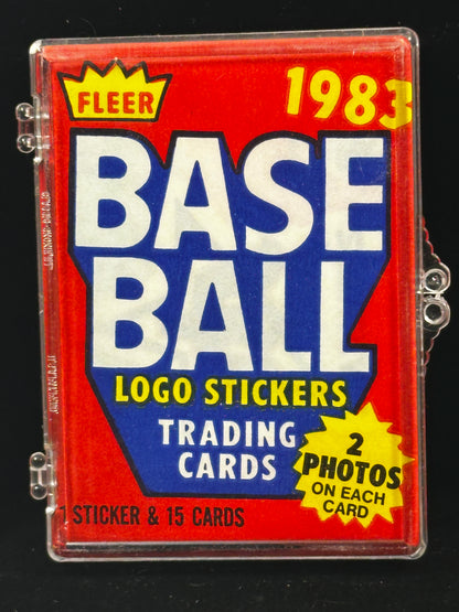 1983 Fleer Baseball Wax Pack