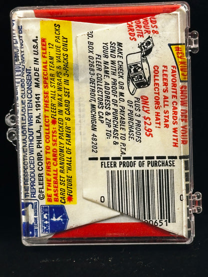 1986 Fleer Baseball Wax Pack