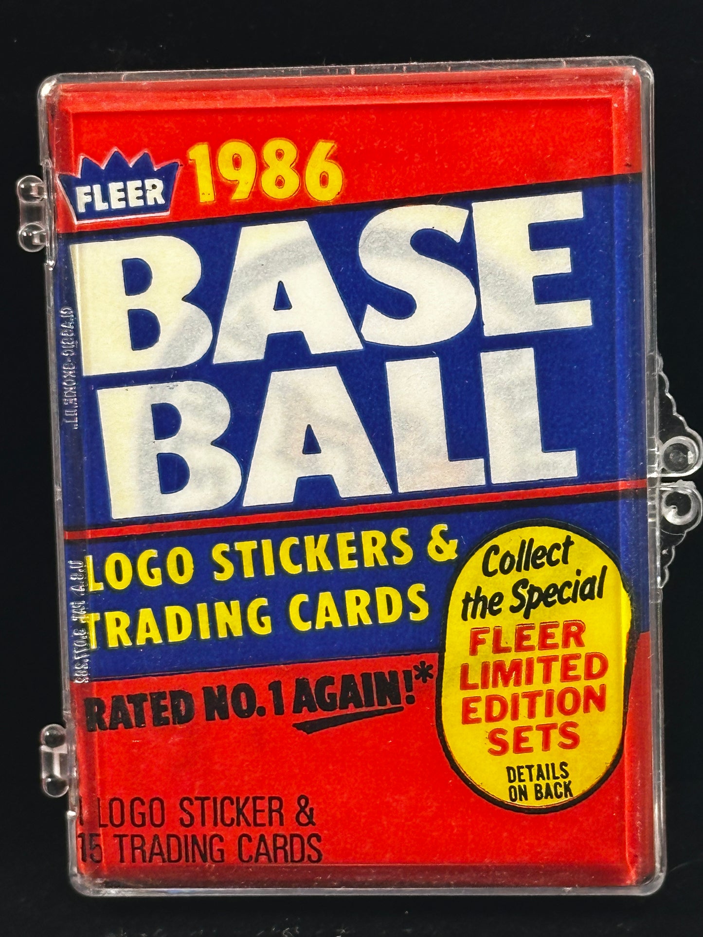 1986 Fleer Baseball Wax Pack