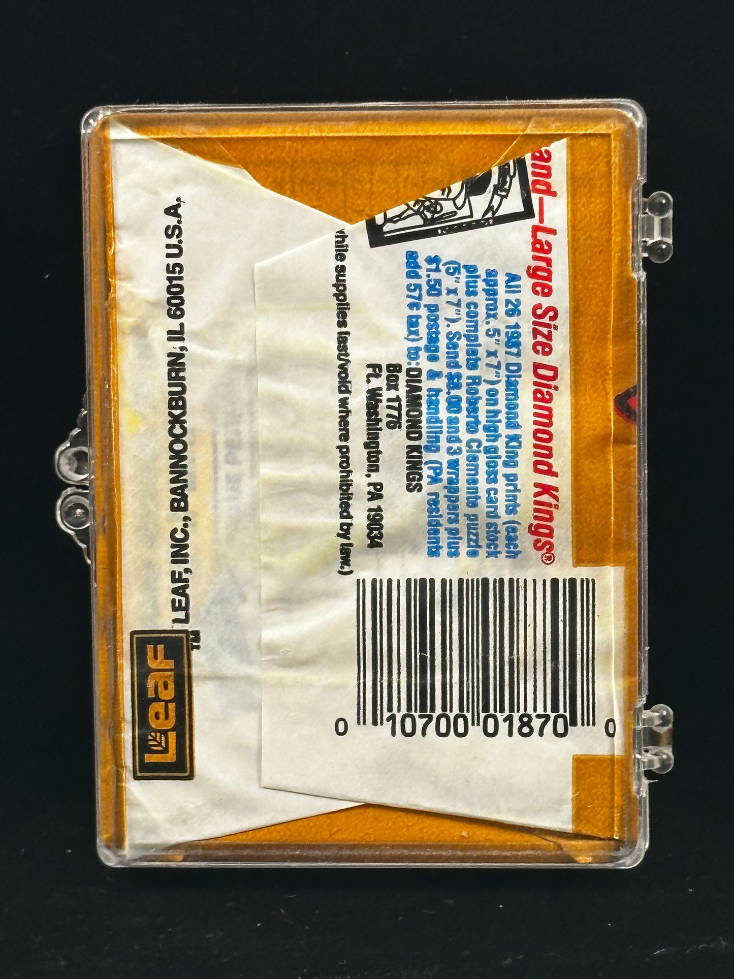 1987 Donruss Baseball Wax Pack