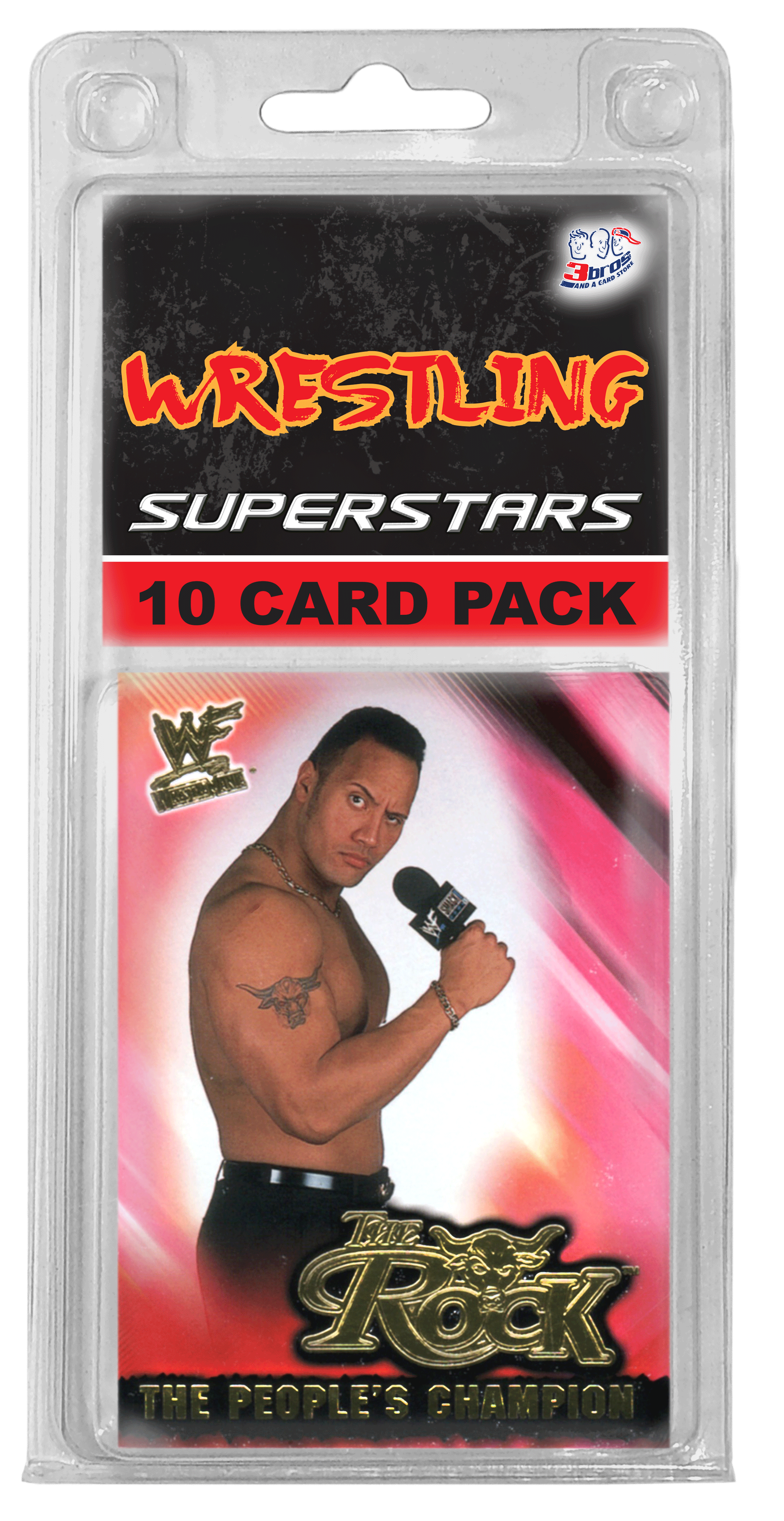 Wrestling Superstars 10 Card Pack