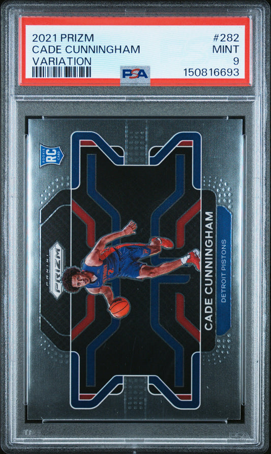 2021-22 Panini Prizm Cade Cunningham Rookie Variation #282 PSA 9