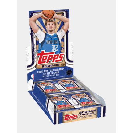 2025-26 Topps Basketball Hobby Box sealed NBA trading card box