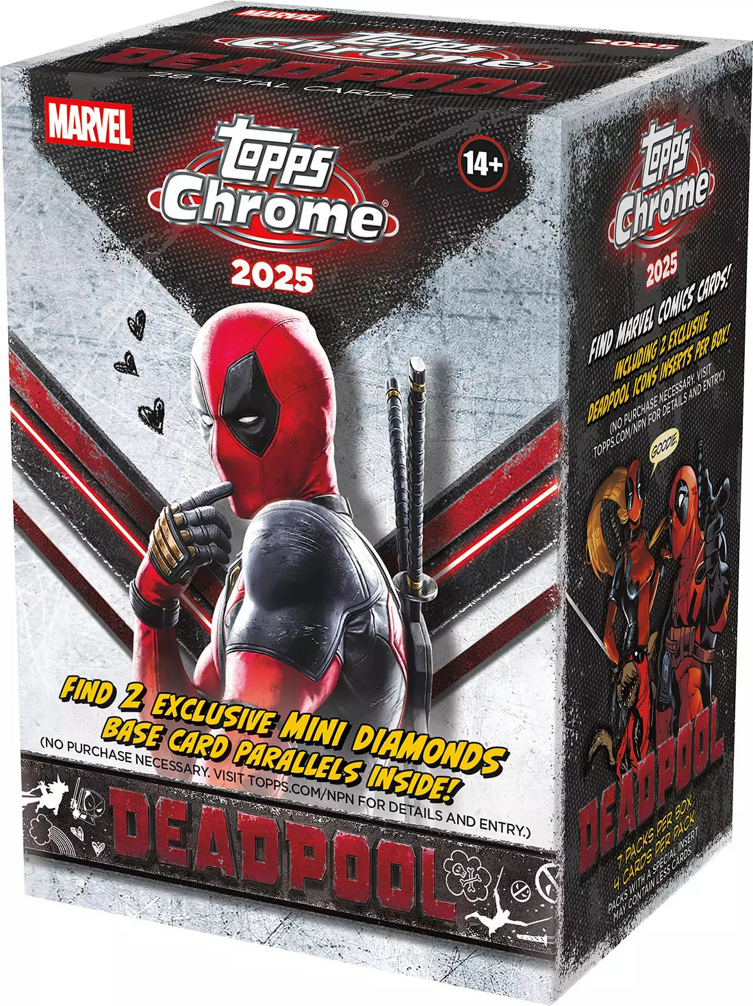 2025 Topps Chrome Deadpool Blaster Box