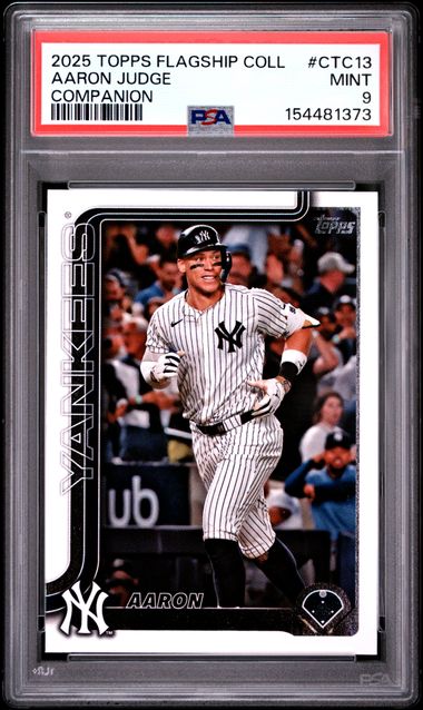 2025 Topps Flagship Collection Aaron Judge Companion #CTC13 PSA 9
