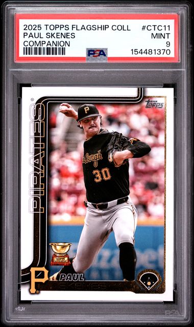 2025 Topps Flagship Collection Paul Skenes Companion #CTC11 PSA 9 Mint