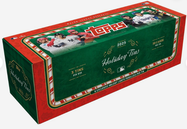 *Pre-Order* 2025 Topps Baseball Holiday Hobby Tin Box