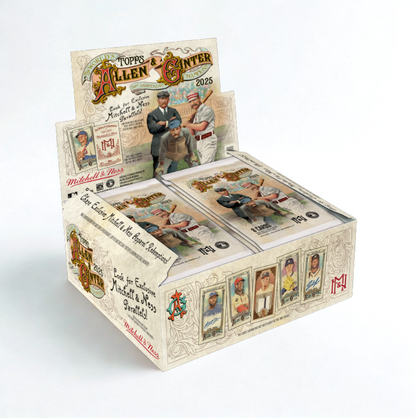 Topps Allen & Ginter baseball card packaging on a white background