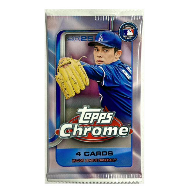 2025 Topps Chrome Baseball Fanatics Exclusive Mega Box Pack sealed