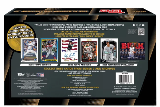 2025 Topps Flagship Collection Costco exclusive box Back