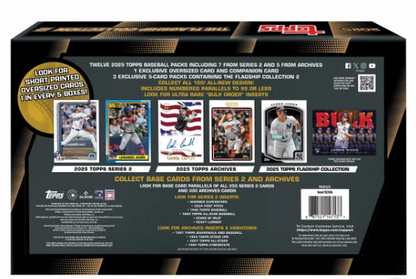 2025 Topps Flagship Collection Costco exclusive box Back