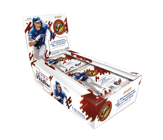 Baseball card box of 2025 Topps Pristine Hobby baseball cards front