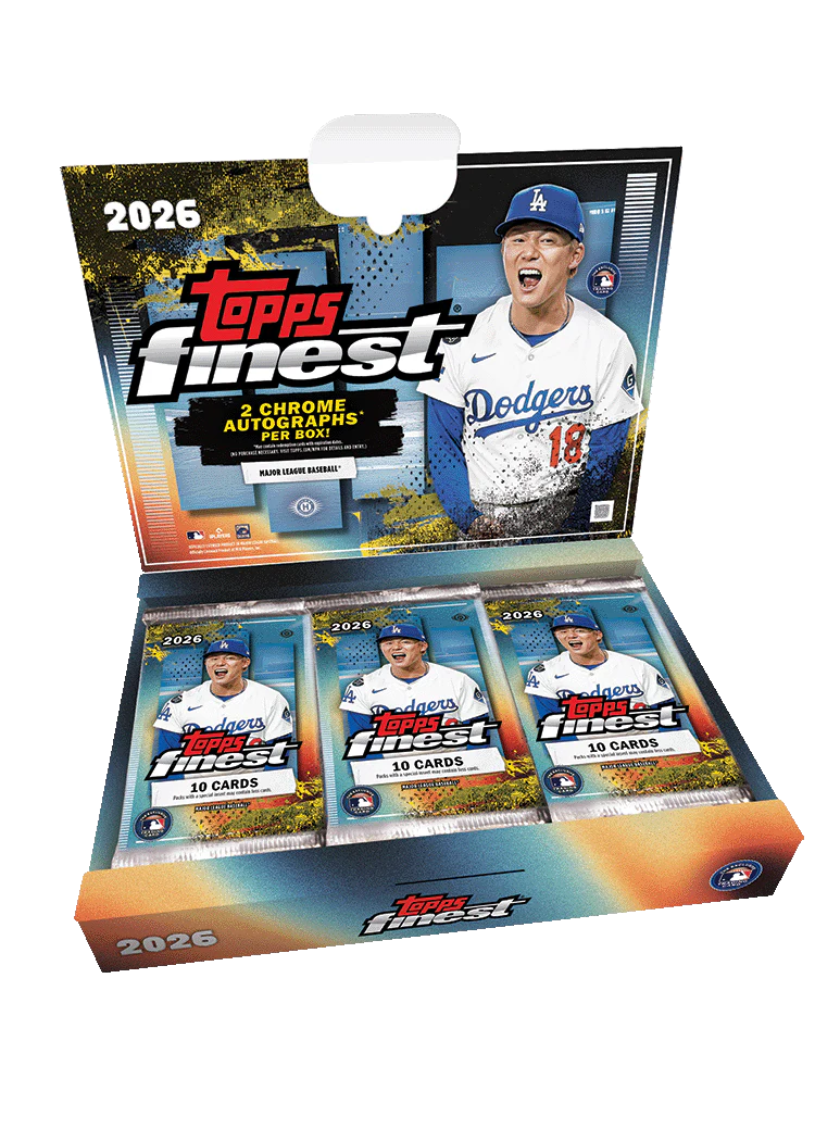 2026 Topps Finest Baseball Hobby Box factory sealed trading card box