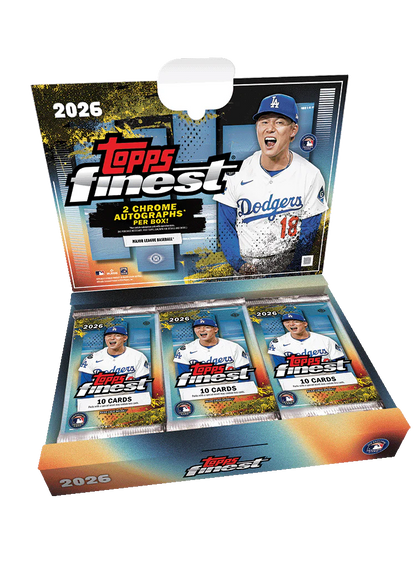 2026 Topps Finest Baseball Hobby Box factory sealed trading card box