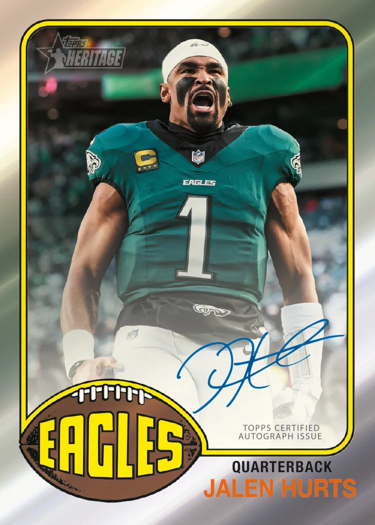 2026 Topps Heritage Football Hobby Box – Pre-Order 10/21