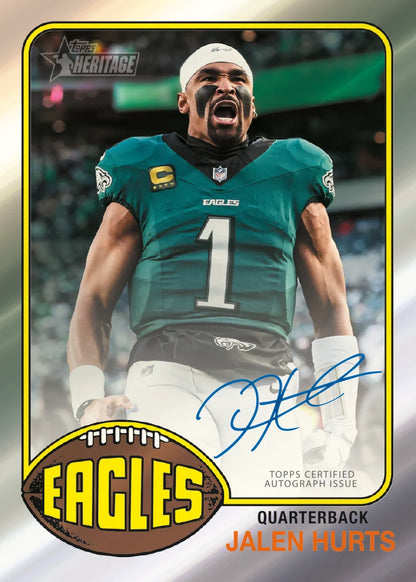 2026 Topps Heritage Football Hobby Box – Pre-Order 10/21