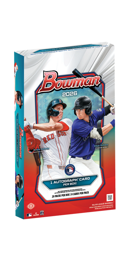 2026 Bowman Baseball Hobby Box sealed trading cards Topps prospect release
