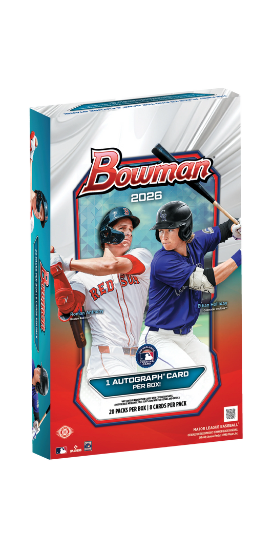 2026 Bowman Baseball Hobby Box sealed trading cards Topps prospect release