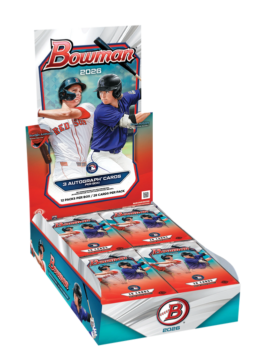 2026 Bowman Baseball Jumbo Box pre-order Topps prospect cards sealed