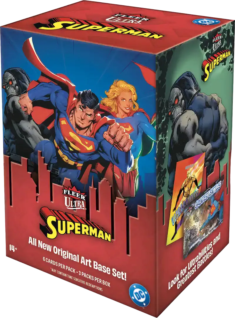 2026 Fleer Ultra Superman Blaster Box factory sealed Upper Deck trading cards