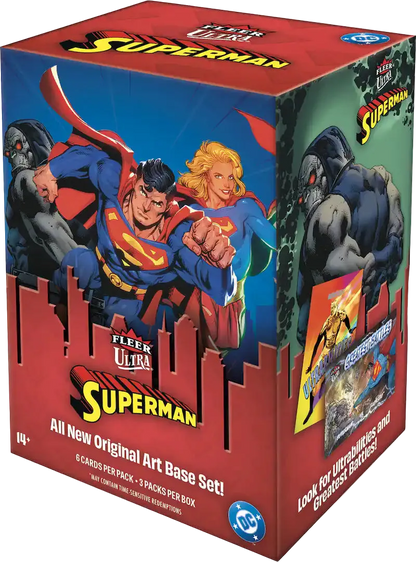 2026 Fleer Ultra Superman Blaster Box factory sealed Upper Deck trading cards